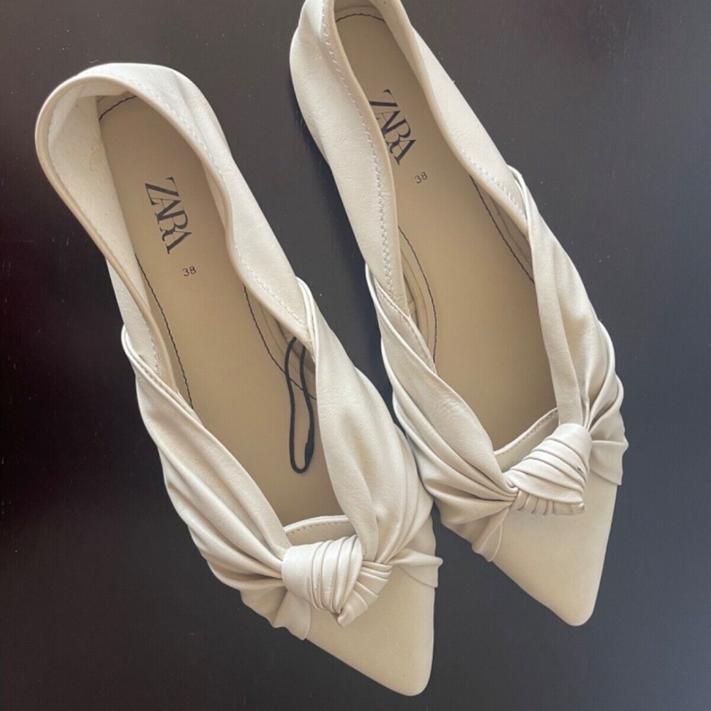 Zara flats, size 38.